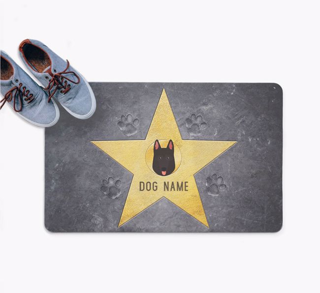 Star of Fame: Personalized {breedFullName} Doormat